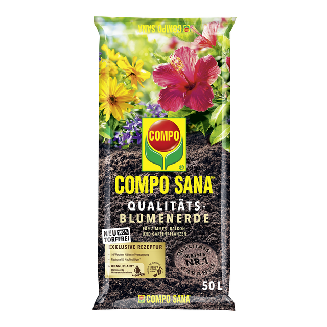 Compo Sana Qualitäts-Blumenerde torffrei 50,