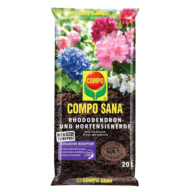 Compo Sana Rhododendron- und Hortensienerde torffrei 20,