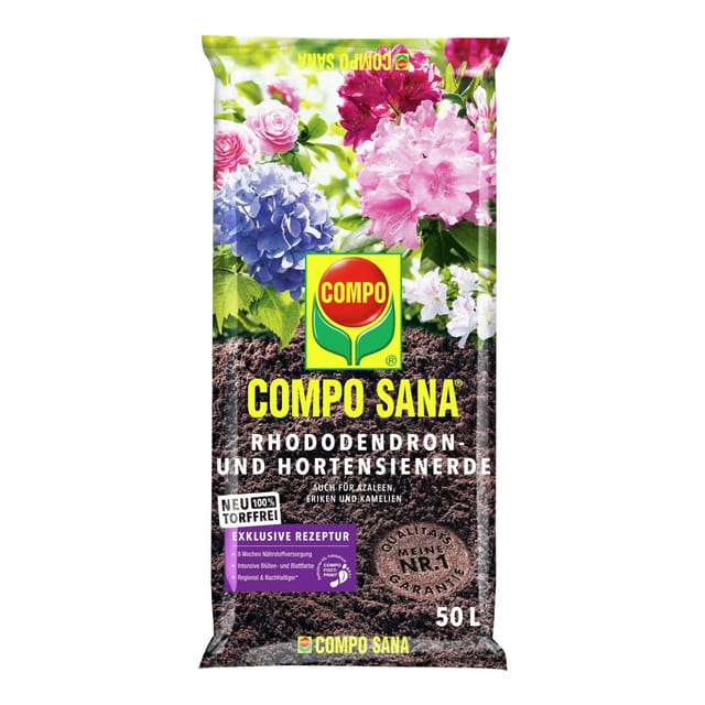 Compo Sana Rhododendron- und Hortensienerde torffrei 50,