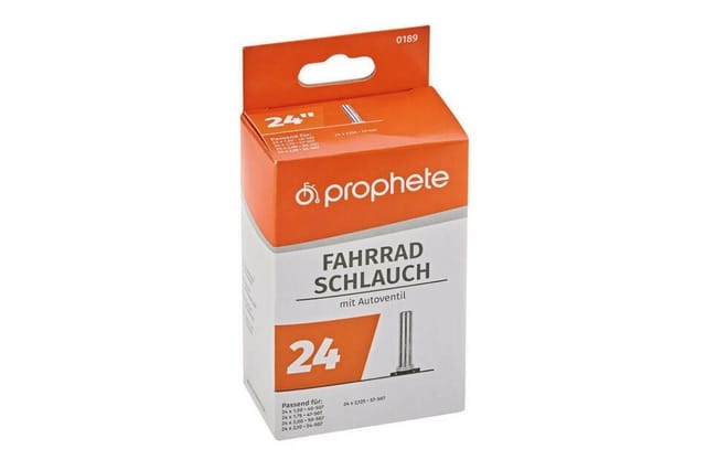 Prophete Fahrradschlauch 24 Zoll Autoventil