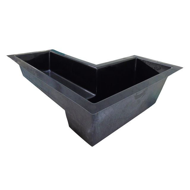 Ubbink GFK-Fertigteich Venus LT0 650, H 60 x 170/200 x 80 cm