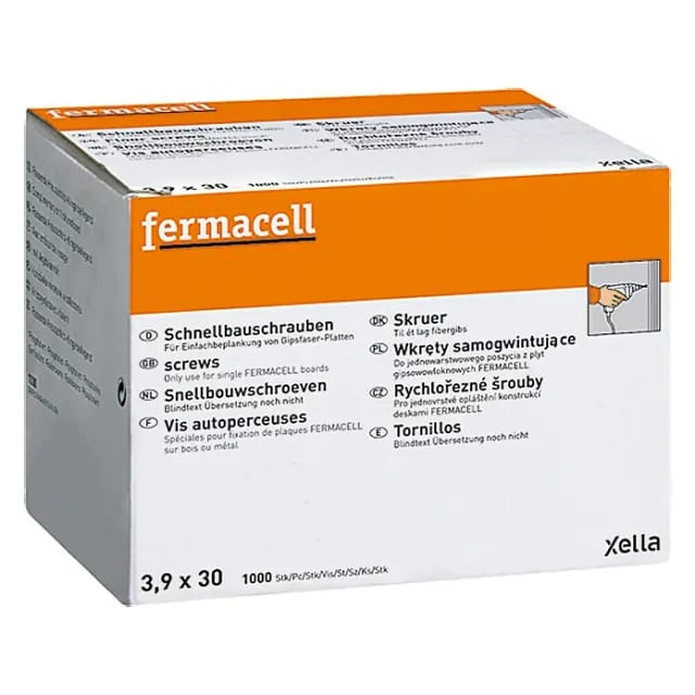 Fermacell Schnellbauschrauben 3,9 mm x 30 mm 1000 Stück