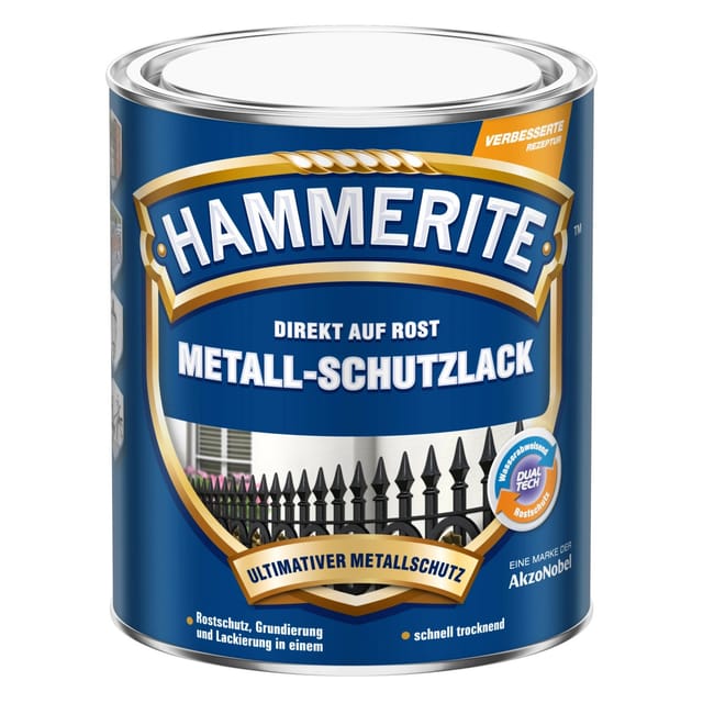 Hammerite Metall-Schutzlack Dunkelgrün glänzend 250 ml