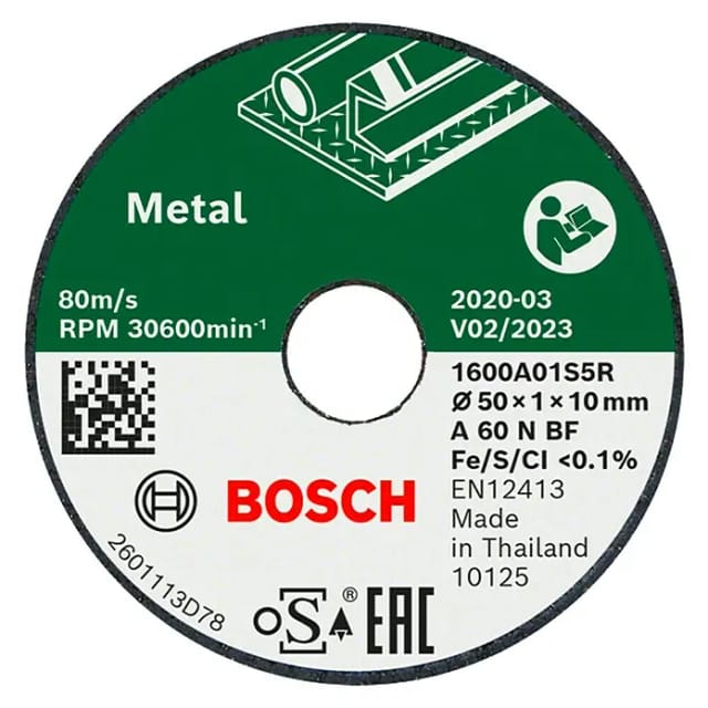 Bosch Trennscheibe Expert for Inox gerade 50 mm 3er-Pack
