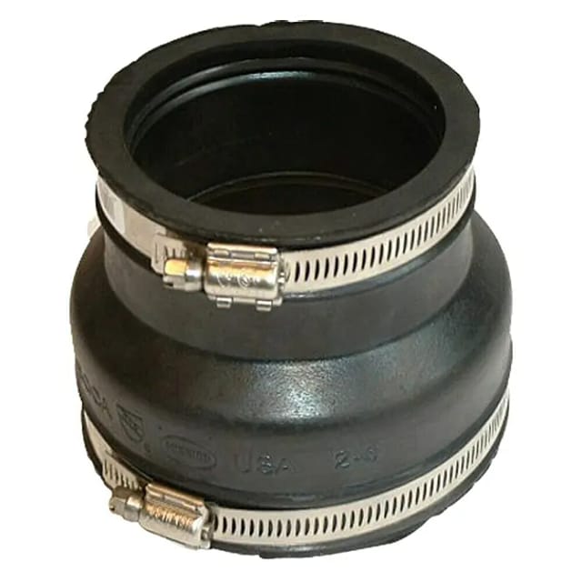 Marley HT-Rohrverbinder-Übergang thermoplastisches Elastomer DN 75-89/100-115