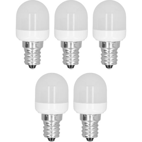 5er-pack E12-led-lampen Mit Warmweißem Licht (1,5 W, 75 Lm), Geeignet Für Schreibtisch-, Decken- Und Wandleuchten, 220 V Wechselstrom, 6000 K.