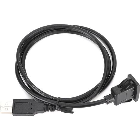 Usb 2.0-adapterkabel Für Armaturenbrett, Audio-verlängerungskabel Mit Einem Port Für Auto Und Motorrad