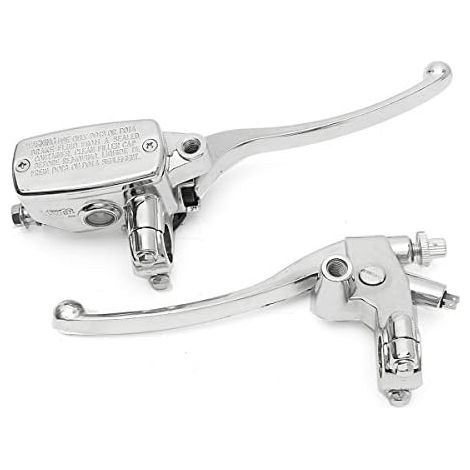 22-mm-motorrad-hydraulik-hauptbremszylinder, Verchromter Kupplungshebel