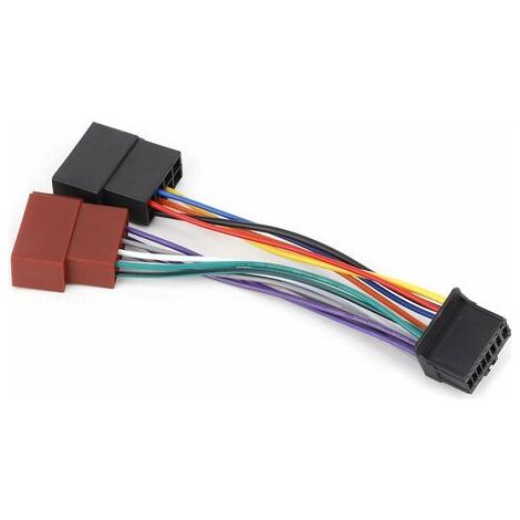 Adapterkabelbaum Für Pioneer Autoradios (modelle Ab 2003): 16-poliger Stecker Auf 8-poligen Mini-iso-stecker.
