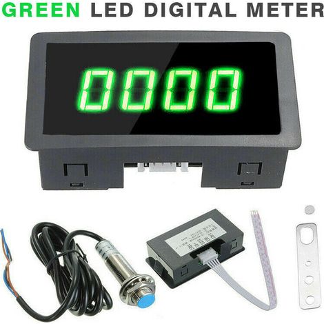 Digitaler Drehzahlmesser Mit 4 Leds + Hall-effekt-sensor