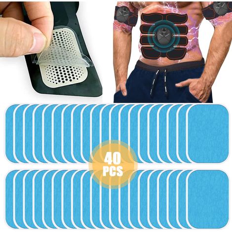 Gels Pad Trainer Bauchtrainer Elektrische Muskelstimulation, Abs Trainer Ersatz Gel Blatt Ersatz Pad.