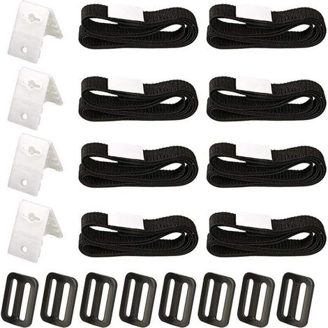 Befestigungsset Für Poolabdeckungsrollen – 8-teiliges Set (seile, Gurte Und Befestigungselemente)