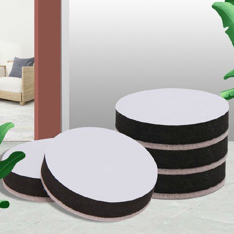 Set Mit 12 Dicken Gleitern Zum Anheben Von Sofa- Und Tischbeinen, Geräuscharme Und Verschleißfeste Gleiter Für Bettbeine, 6 Cm X 1,65 Cm