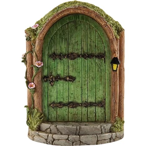 Feentür Für Bäume, Miniatur-feengarten, Außendekoration, Gartenkunst, Skulptur, Dekoration Für Kinderzimmerwände, Bäume