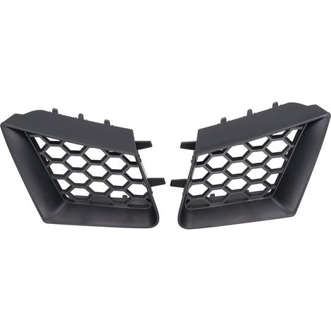 2 Stück Oberer Frontstoßstangengrill Links Und Rechts, Mattschwarz, Ersatz Für Seat Ibiza Cordoba 6l 2002–2009