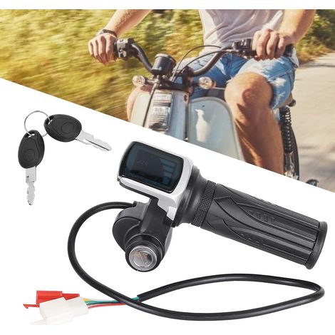 60v Led Digital-tachometer, Gasgriffe, Kabel Und Netzschalter Für Elektrofahrräder Und -roller