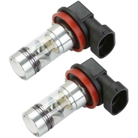 H8-led-lampen, 100 W, 12.000 Lm, 6000 K Weißlicht, 300 % Heller, Canbus-kompatibel Und Fehlerfrei, Mini-größe
