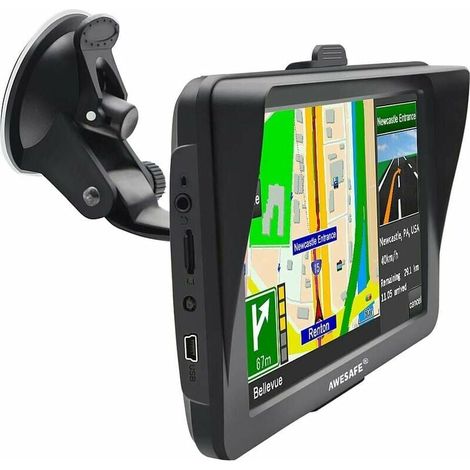 7-zoll-lkw-navigationsgerät Mit 52 Europakarten, Automatischem Navigationssystem Mit Touchscreen, Für Den Einsatz In Lkws Und Pkws