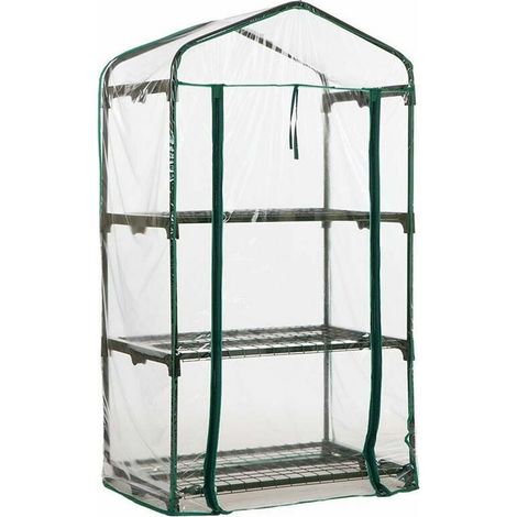 Mini-gewächshaus Für Den Balkon – Robustes Pvc-gartengewächshaus Mit Abnehmbarer, Wasserdichter Abdeckung, Ideal Für Die Bepflanzung Von Innen- Und Außenbereichen