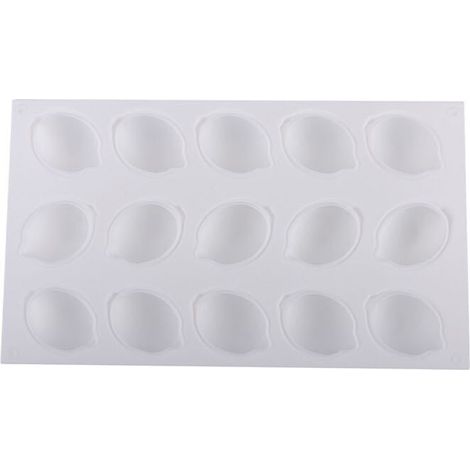 Silikonform Mit Zitronenmotiv Für Selbstgemachte Mousse, Schokolade, Seife Und Kuchen.
