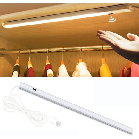 50cm Led Unterlichtbeleuchtung Usb Sensor Schranklicht Küchenleuchte Warmweiß