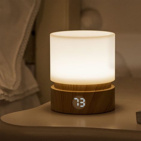 Led-nachttischlampe Mit Timer Und Touch-steuerung