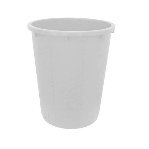 Pvc-abfallbehalter 100 Liter Cm 53x66 H Stapelbar Ohne Deckel Wei E Farbe Landwirtschaftliche Verwendung