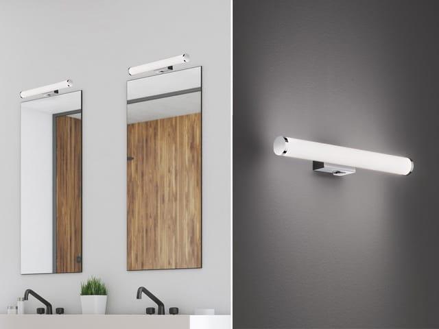 Trio LED-Wandleuchte Mattimo 40,4 cm Chrom-Weiß