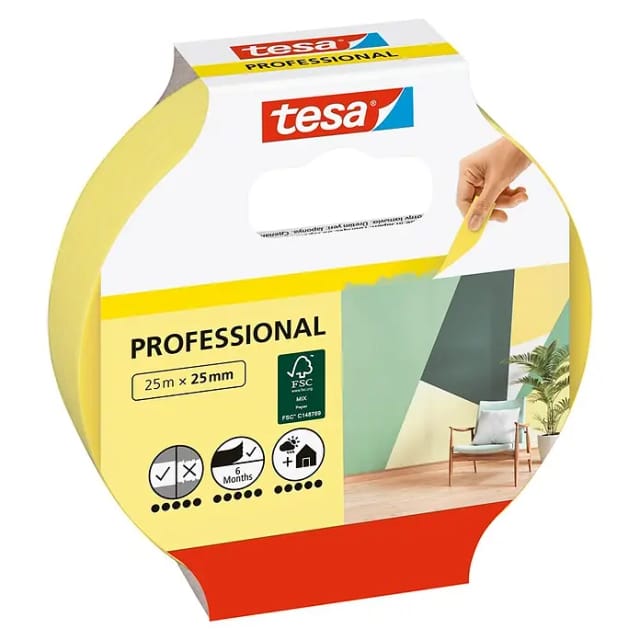 Tesa Malerband Professional 25 m x 25 mm