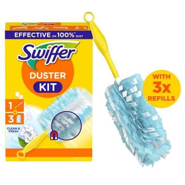 Swiffer Staubmagnet-Set Duster mit 3 Tüchern Febreze