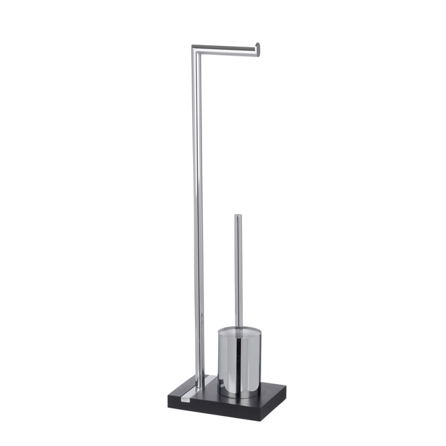 Wenko Stand WC-Garnitur Noble Schwarz