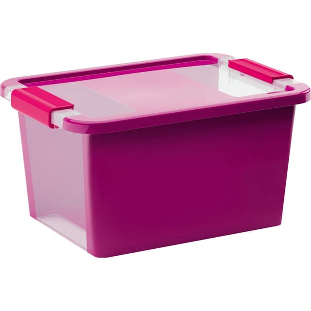 Aufbewahrungsbox Bi S mit Deckel Violett