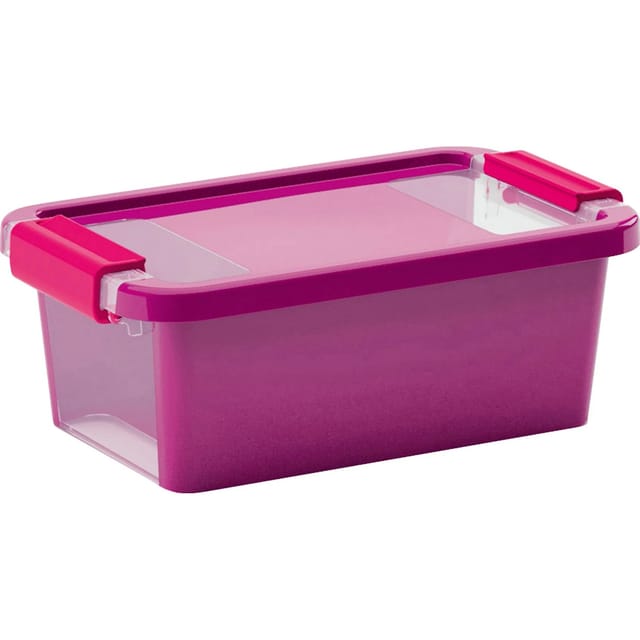 Aufbewahrungsbox Bi XS mit Deckel Violett