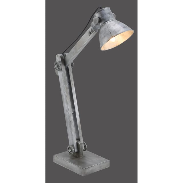Just Light. Tischleuchte Samia 1-flammig Eisen H: 55 cm
