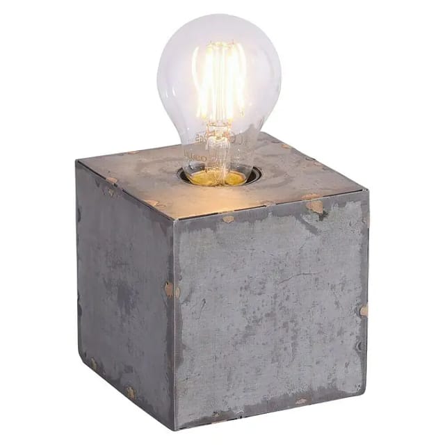 Just Light. Tischleuchte Samia 1-flammig Eisen 10 x 10 cm