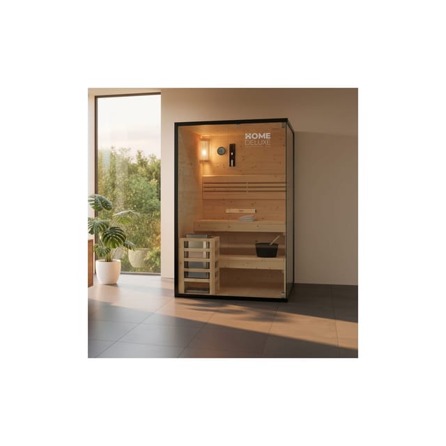Home Deluxe Traditionelle Sauna SHADOW M für bis zu 2 Personen