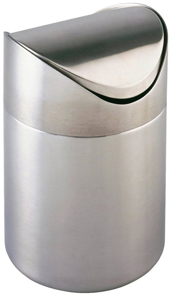Wenko Kosmetikeimer Otranto 3, Silber