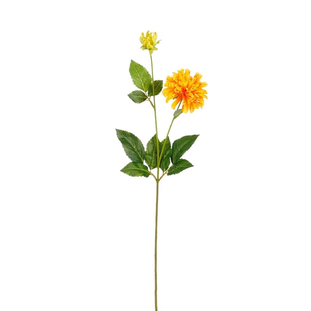 Mica Decorations Kunstblume Dahlie Gelb 65 cm