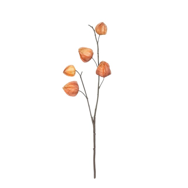 Mica Decorations Kunstblume Chinesische Laterne Braun 40 cm