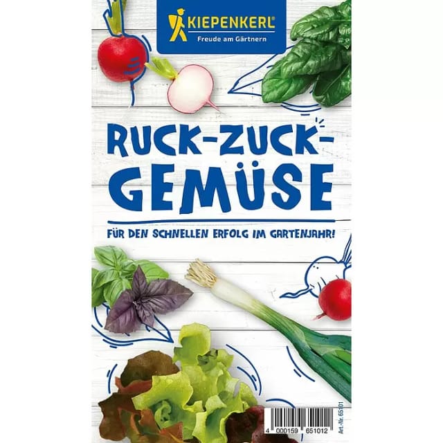 Gemüsesamen-Set 'Ruck-Zuck-Gemüse, für den schnellen Erfolg im Garten-Samenjahr'