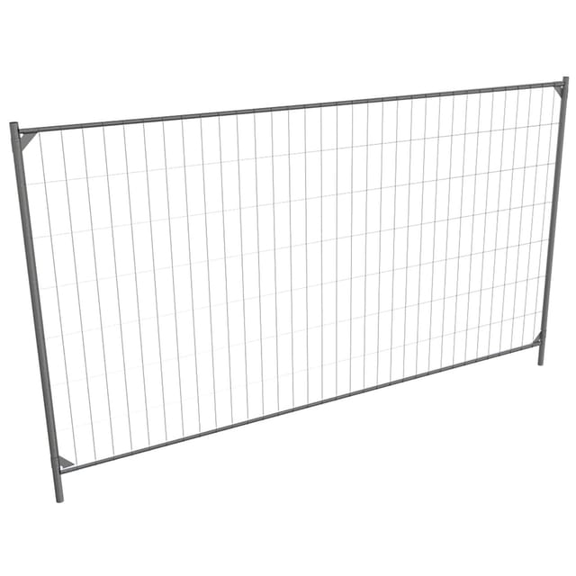 Schake Mobilzaun Standard Pro Ohne Haken Ösen 2 m x 3,5 m Feuerverzinkt