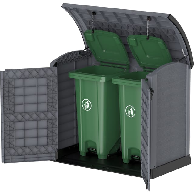 Duramax StoreAway ARC 1200, Aufbewahrungsbox Anthrazit BxHxT: 145 cm x 125 cm x