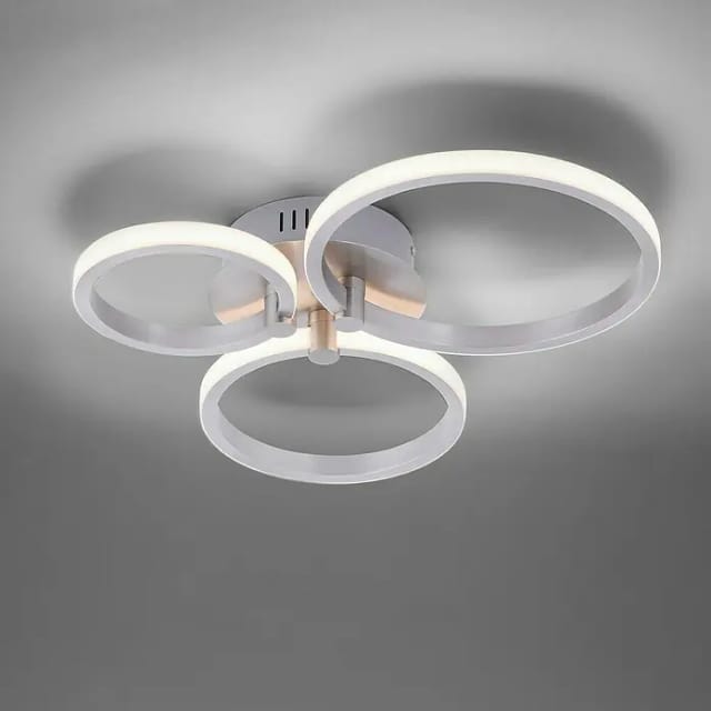 Just Light. LED-Deckenleuchte Johanna Stahl 49 x 40 cm