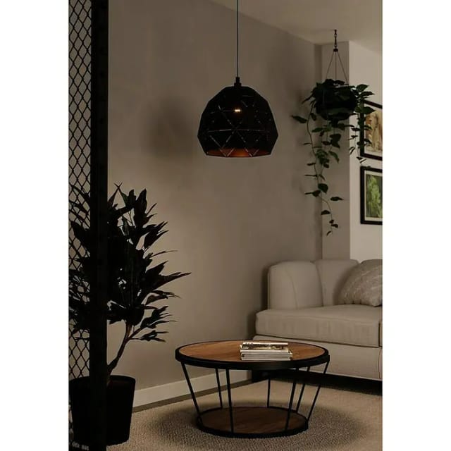 Eglo Pendelleuchte Roccaforte 1-flammig 40,5 cm x 40 cm x 29,5 cm