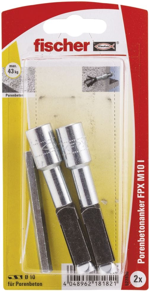 Fischer Porenbetonanker FPX-I M10 (2 ST)