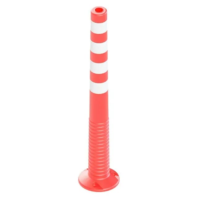 Schake Flexipfosten Schrauben Dübel Ø 80 mm x 1.000 mm Rot-Weiß