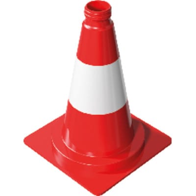 Schake Leitkegel 750 mm Rot-Weiß