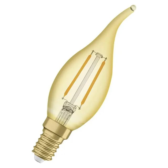 Osram LED-Leuchtmittel E14 Kerzenform 2,5 W 220,m 12,1 x 3,5 cm (H x Ø)