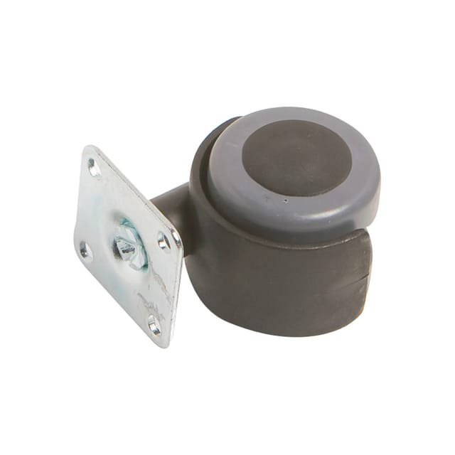 Parkett-Doppelrolle mit Platte Ø 40 mm 30 kg