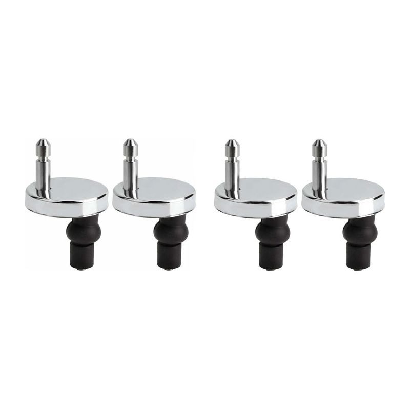 4-teiliges Universal-wc-sitzscharnier-set (50 Mm), Passend Für Alle Wc-sitze, Schnelle Montage